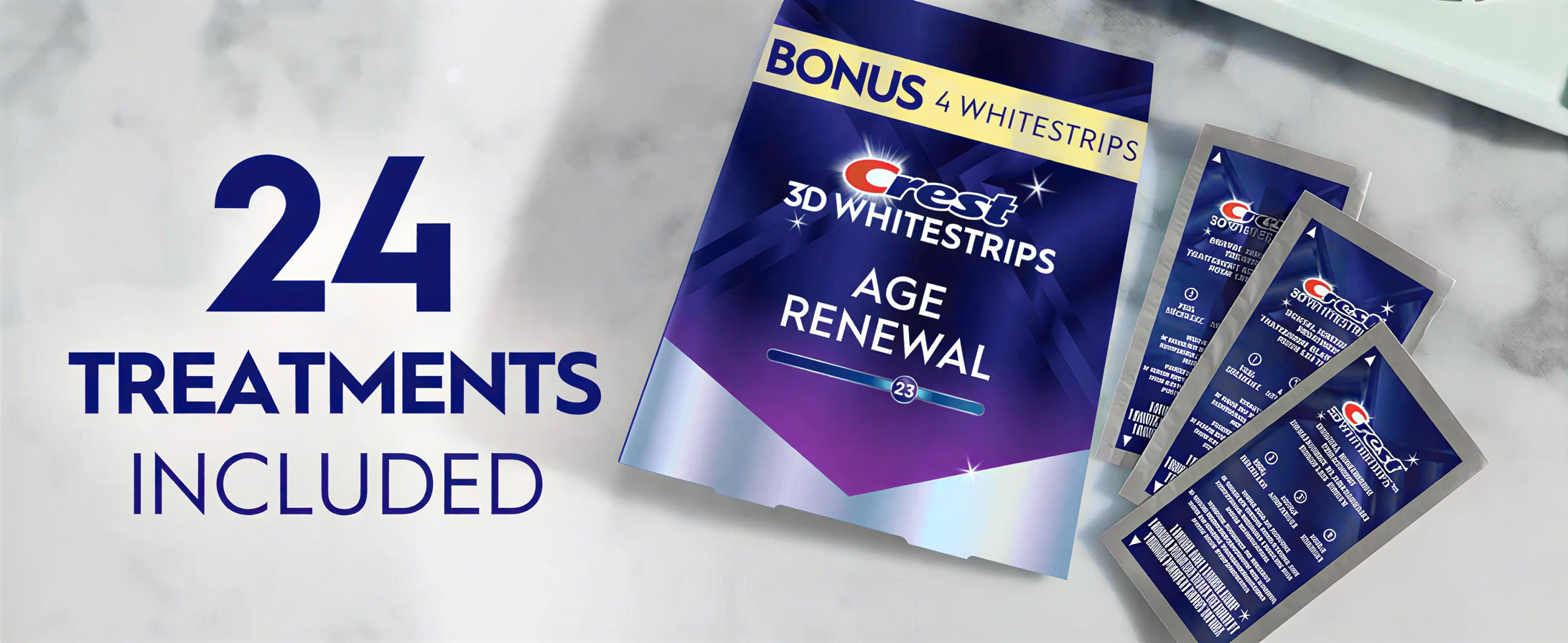 Crest 3D Whitestrips Age Renew Level 28