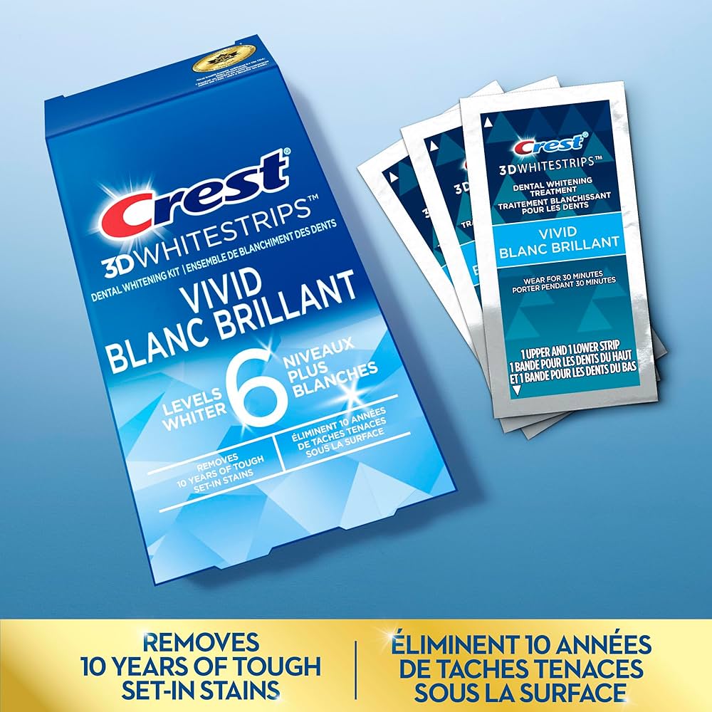 Crest 3D Whitestrips Vivid Level 6