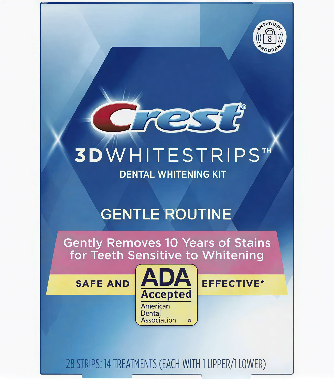 Crest 3D Whitestrips Gentle Routine
