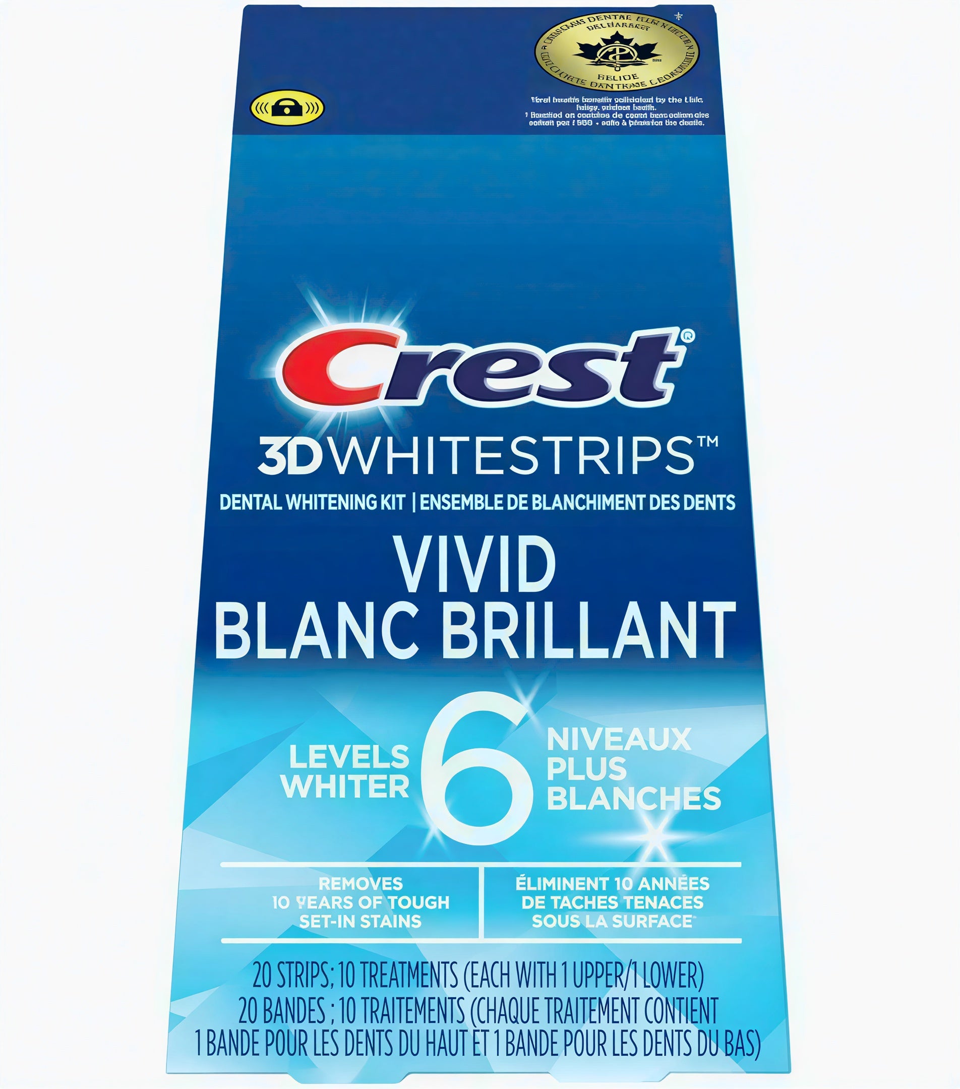 Crest 3D Whitestrips Vivid Level 6