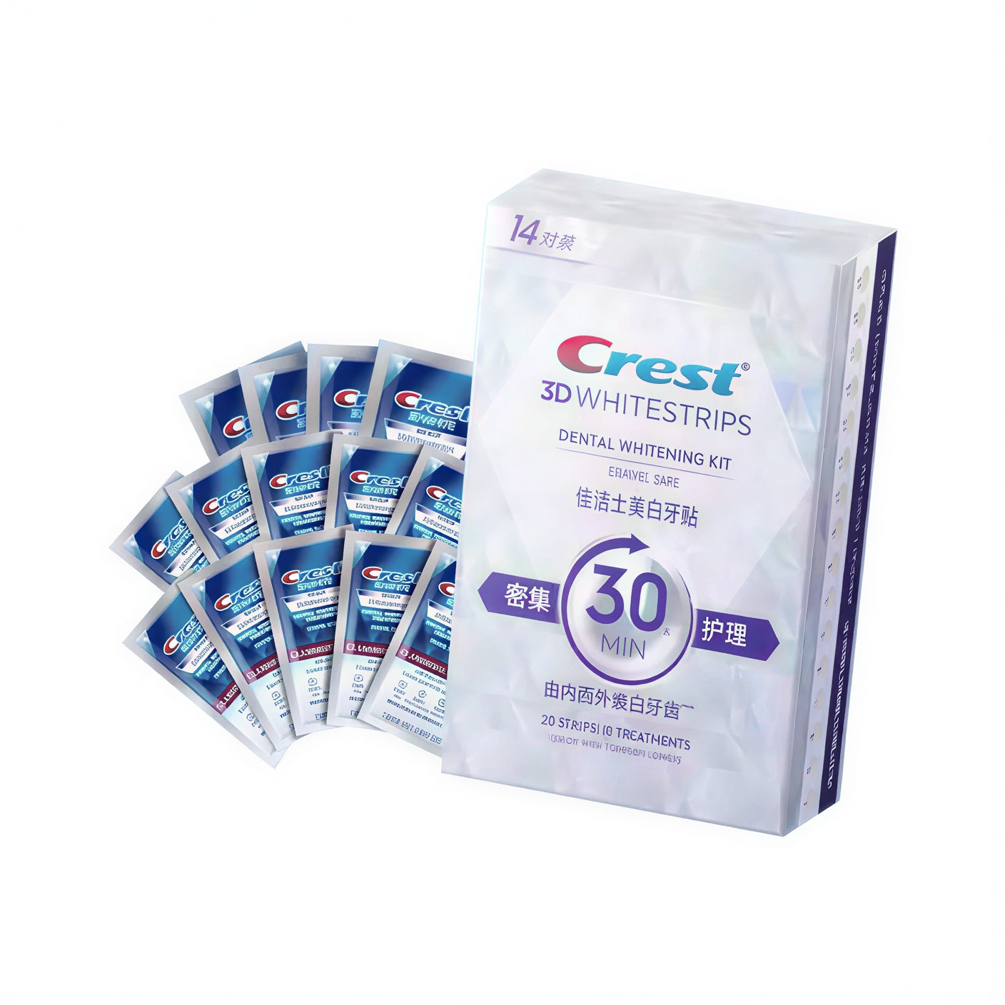 Crest 3D Whitestrips Glamorous white